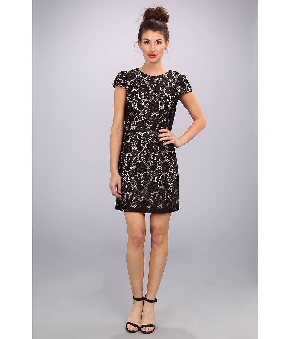 Ivy & Blu Maggy Boutique All Over Lace Dress With Cap Sleeve Dress Womens Dress (Multi)