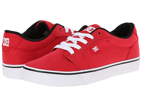 dc red shoes