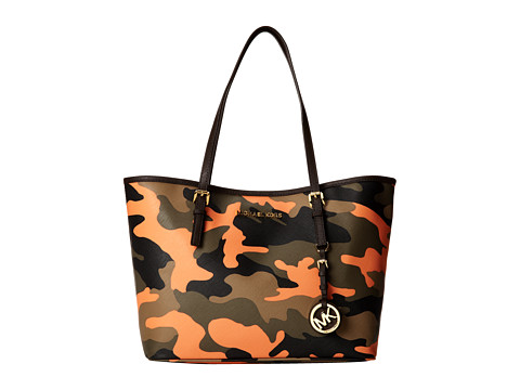 michael kors orange camo tote