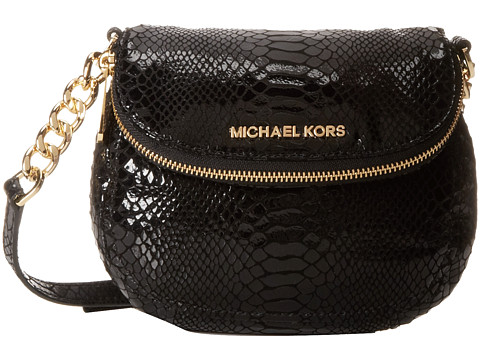 michael kors black snakeskin crossbody