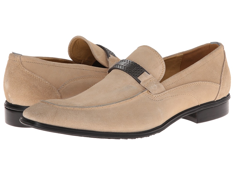 Kenneth Cole Reaction Old West Mens Slip on Dress Shoes (Beige)