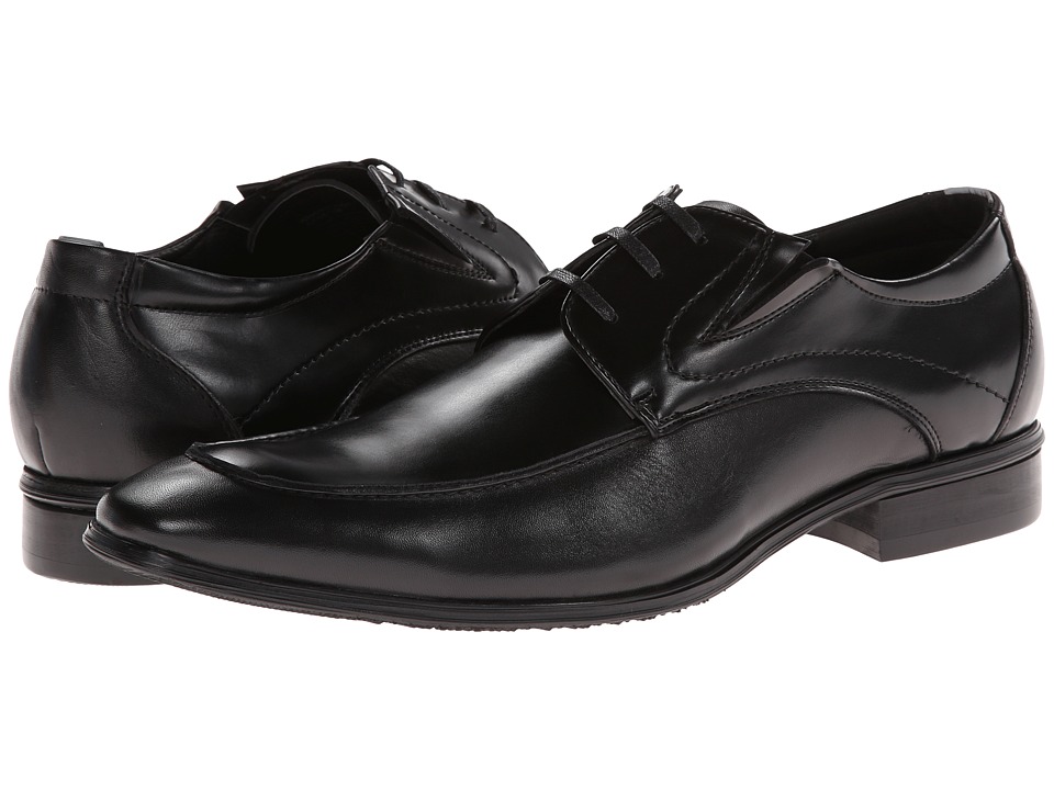 Kenneth Cole Reaction West ern Front Mens Lace Up Moc Toe Shoes (Black)