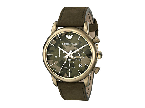 armani camo watch