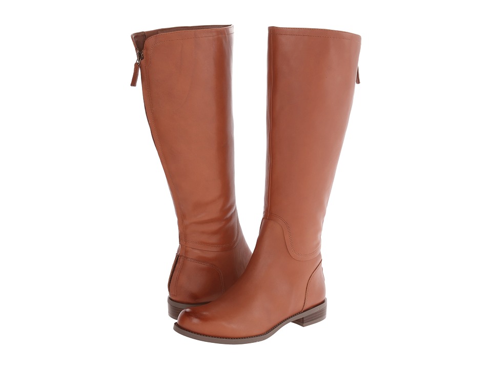 nine west wide calf leather boots