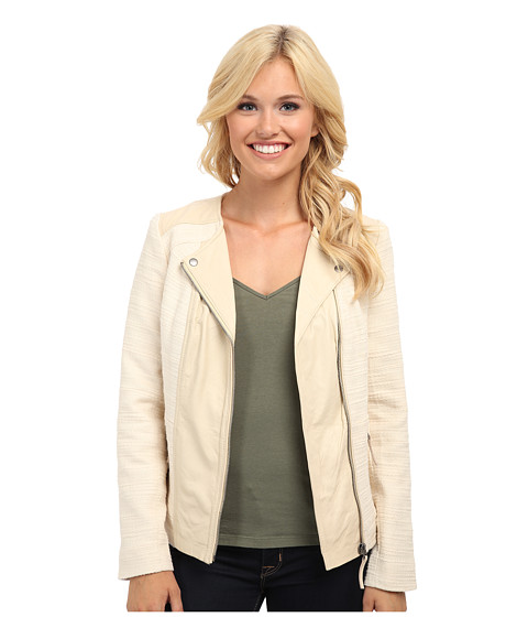 UPC 803049150374 Lucky Brand Noa Leather Cotton Jacket upcitemdb