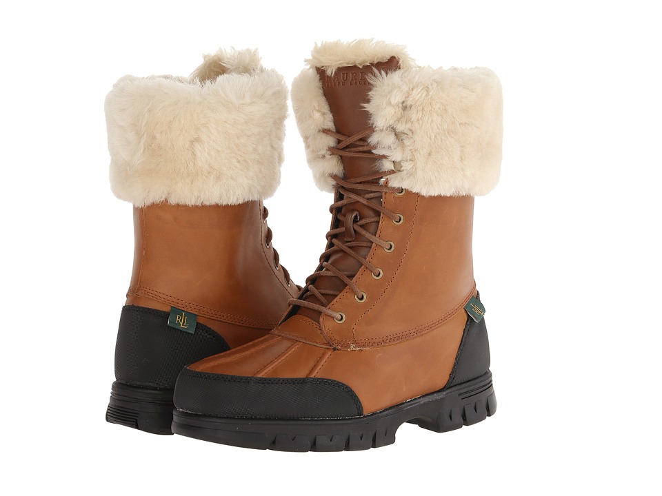 ralph lauren womens leather boots