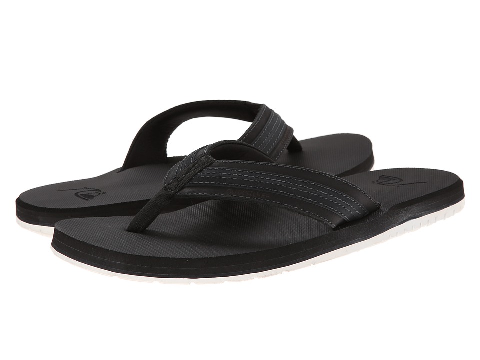 Quiksilver - Coastal Oasis (Black/Black/White Multi Snake) Men