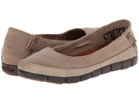 crocs women's stretch sole flat