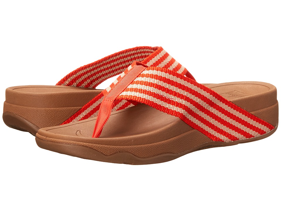 UPC 883945775215 FitFlop Women s Surfa Flip Flop Flame Stone 7