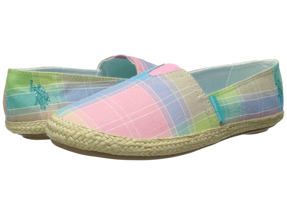 us polo assn plaid shoes