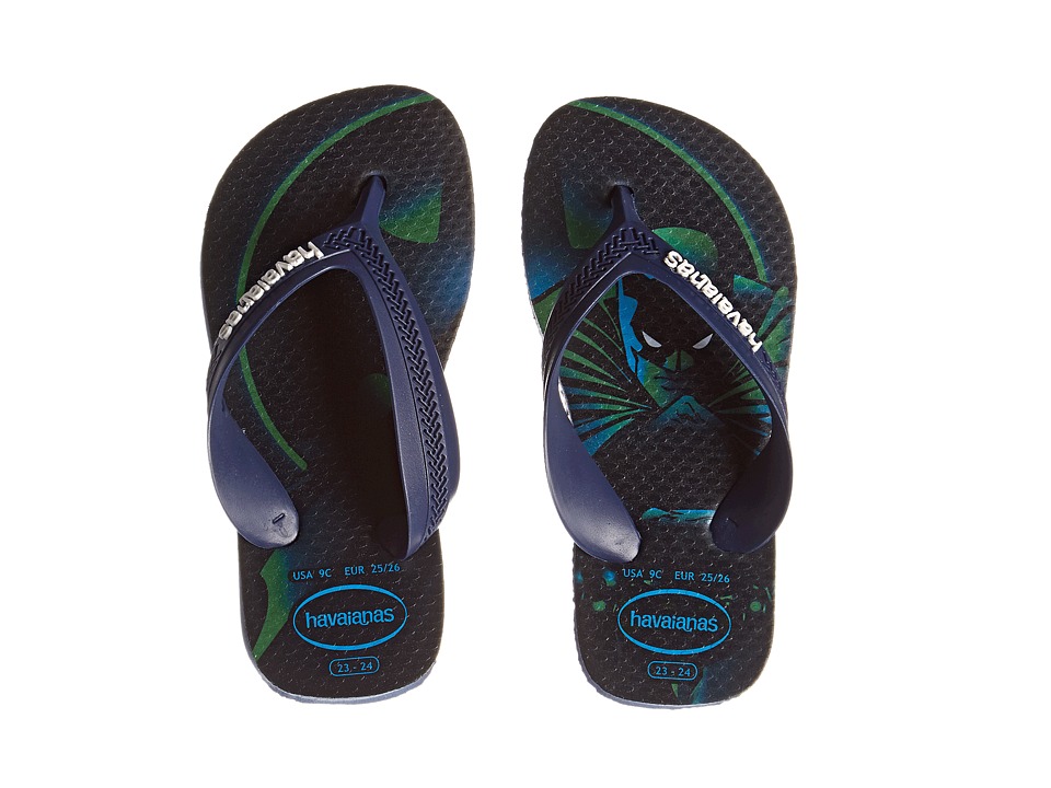 Havaianas Kids Max Heroes (Toddler/Little Kid/Big Kid) (Navy/Blue) Boys Shoes