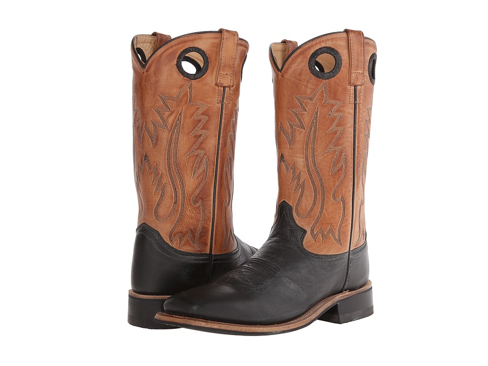 old west black cowboy boots