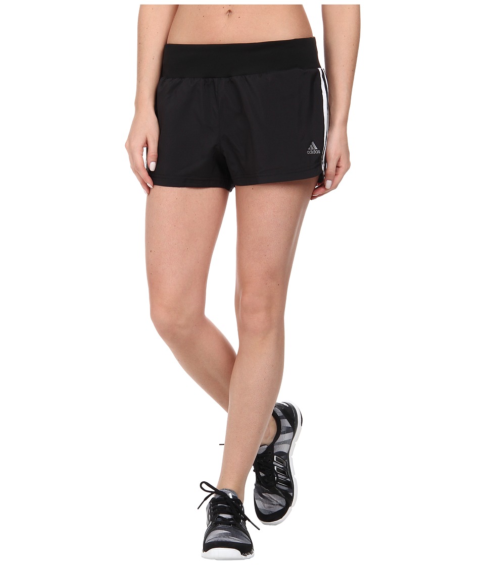 Adidas - Mia 3 Woven Short - 3 Stripes (Black) Women'S Shorts (888592215145)