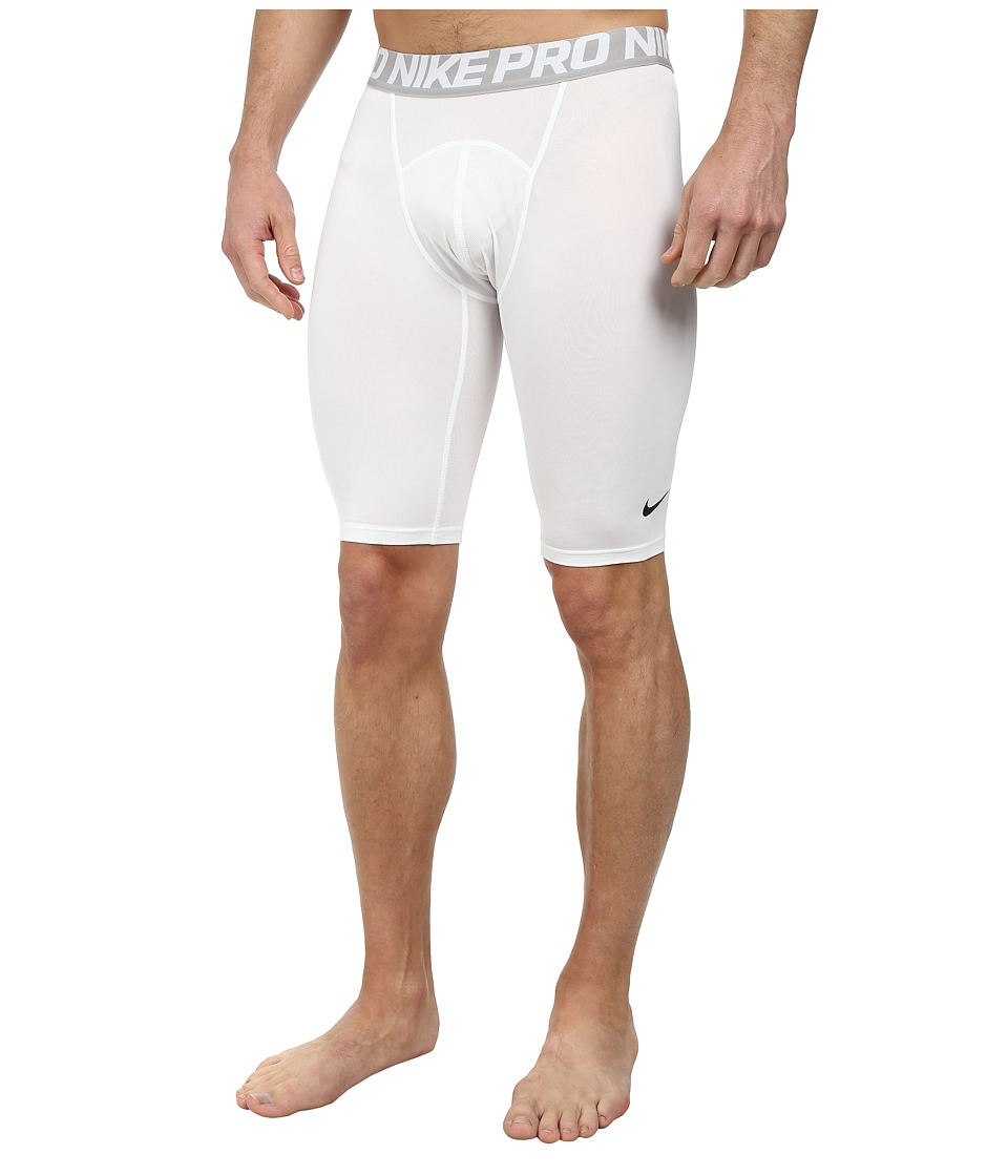 Nike Pro 9 Training Short (White/Matte Silver/Black) Men