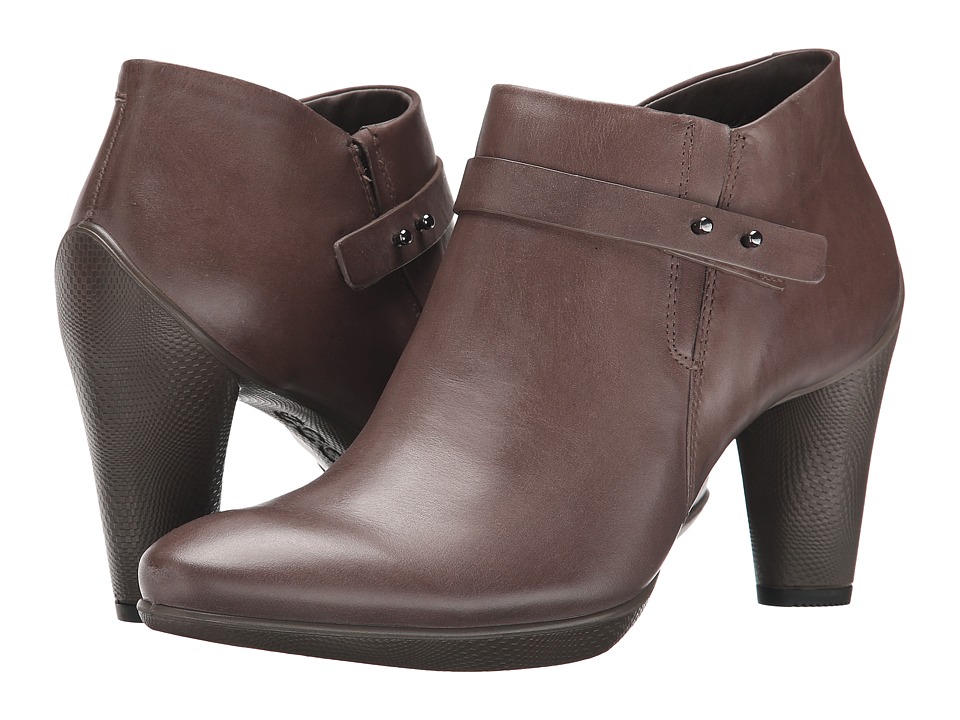 ECCO Sculptured 75 Zip Shootie (Dark Clay) Women
