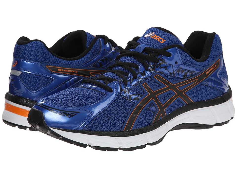asics blue orange