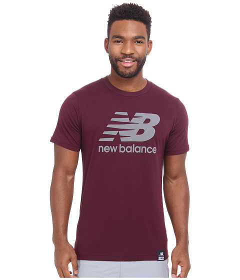 burgundy new balance shirt