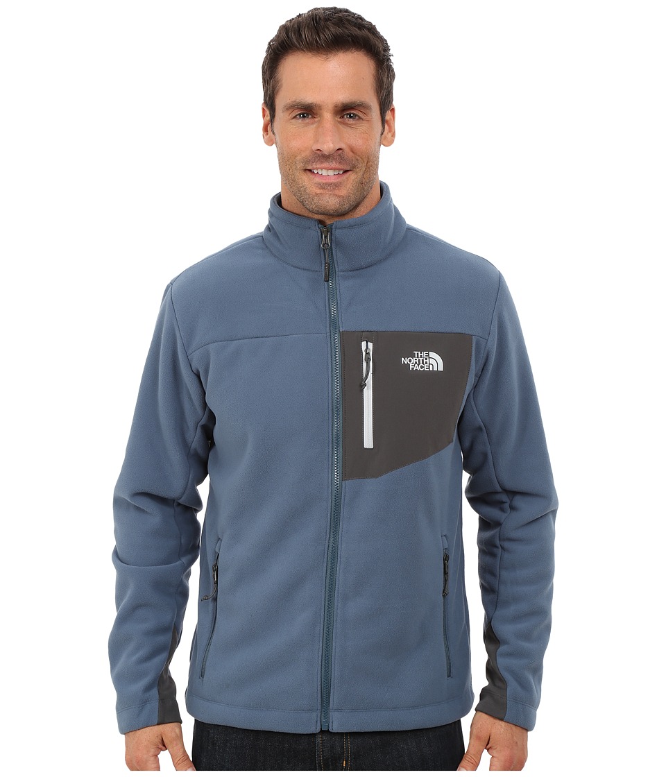 the north face men's chimborazo full zip fleece jacket black