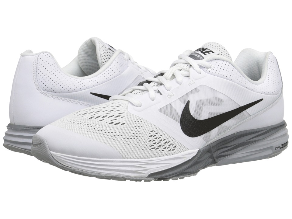 nike free grey and white