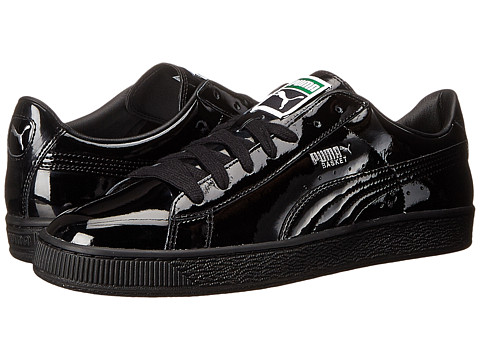 UPC 888536005368 PUMA Basket Matte Shine Black Black Men s Lace up casual Shoes upcitemdb