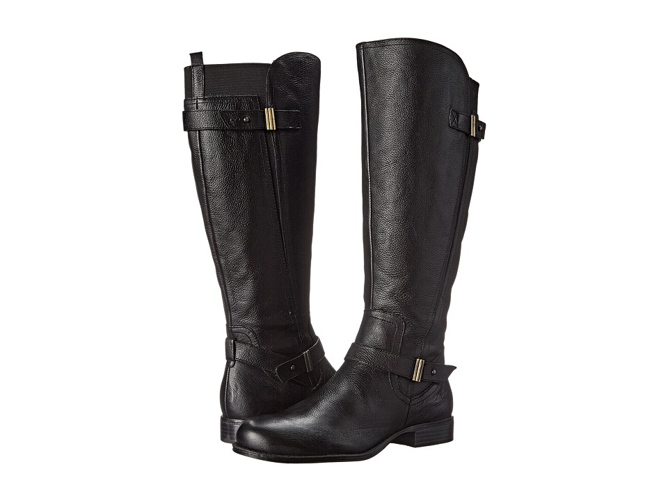 Naturalizer Joan Wide Calf (Black Leather) Women