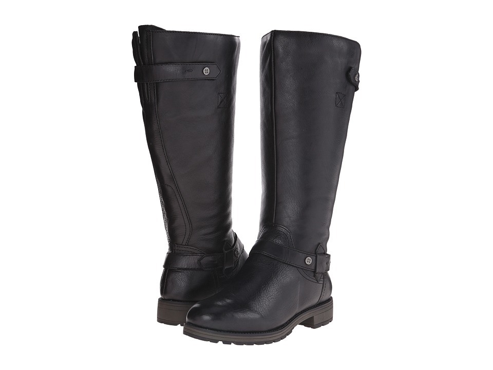 Naturalizer Tanita Wide Calf (Black Leather) Women
