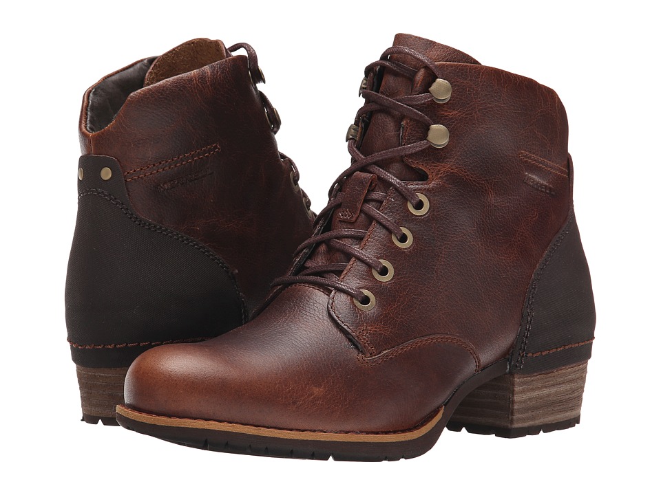 merrell women's lace up boots