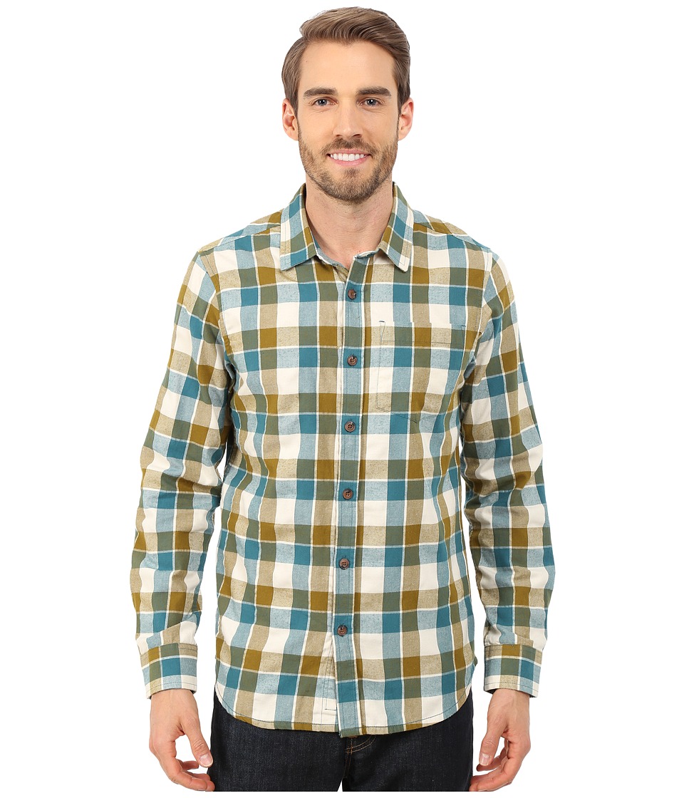 Prana Huntley Long Sleeve Shirt (Deep Balsam) Men