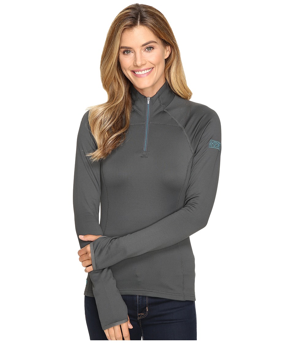 Outdoor Research Radiant LT Zip Top (Charcoal/Rio) Women