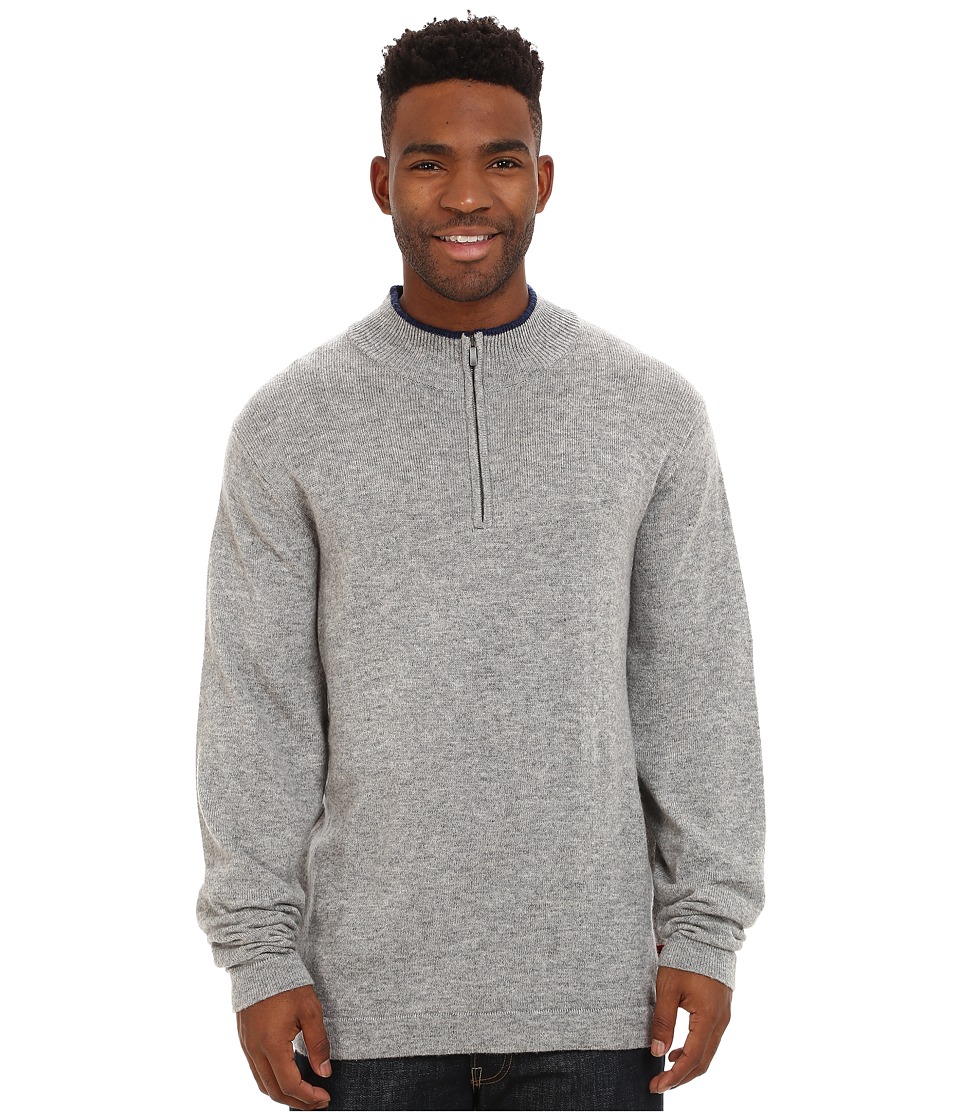 Mountain Khakis Lodge Qtr Zip Sweater (Heather Grey) Men