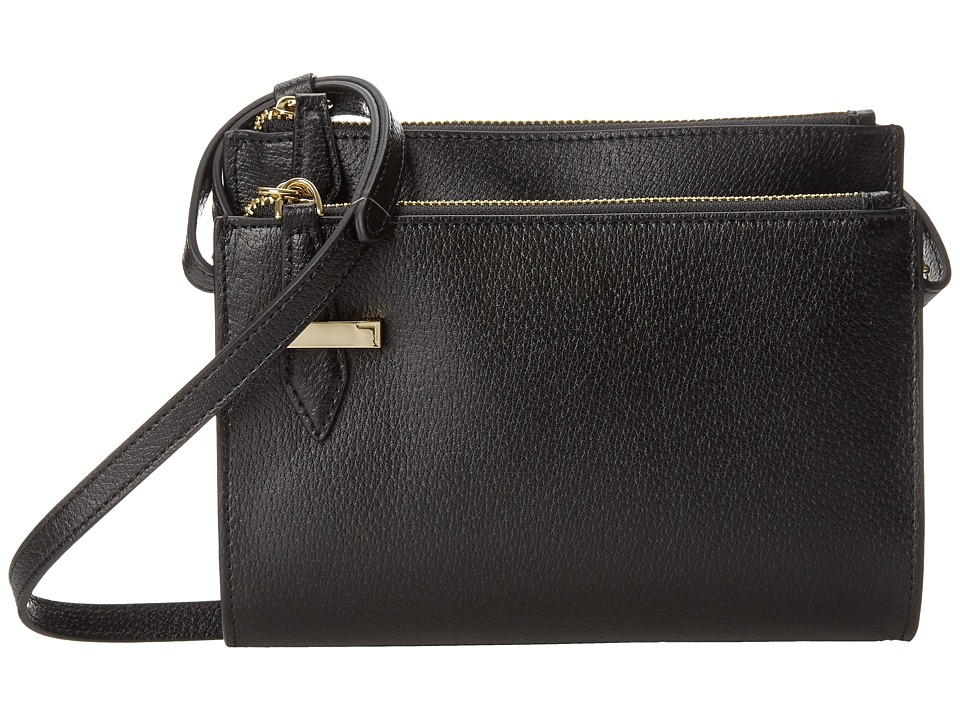 UPC 736301363574 product image for Lodis Accessories - Stephanie RFID Trisha Double Zip Wallet on a String (Black)  | upcitemdb.com