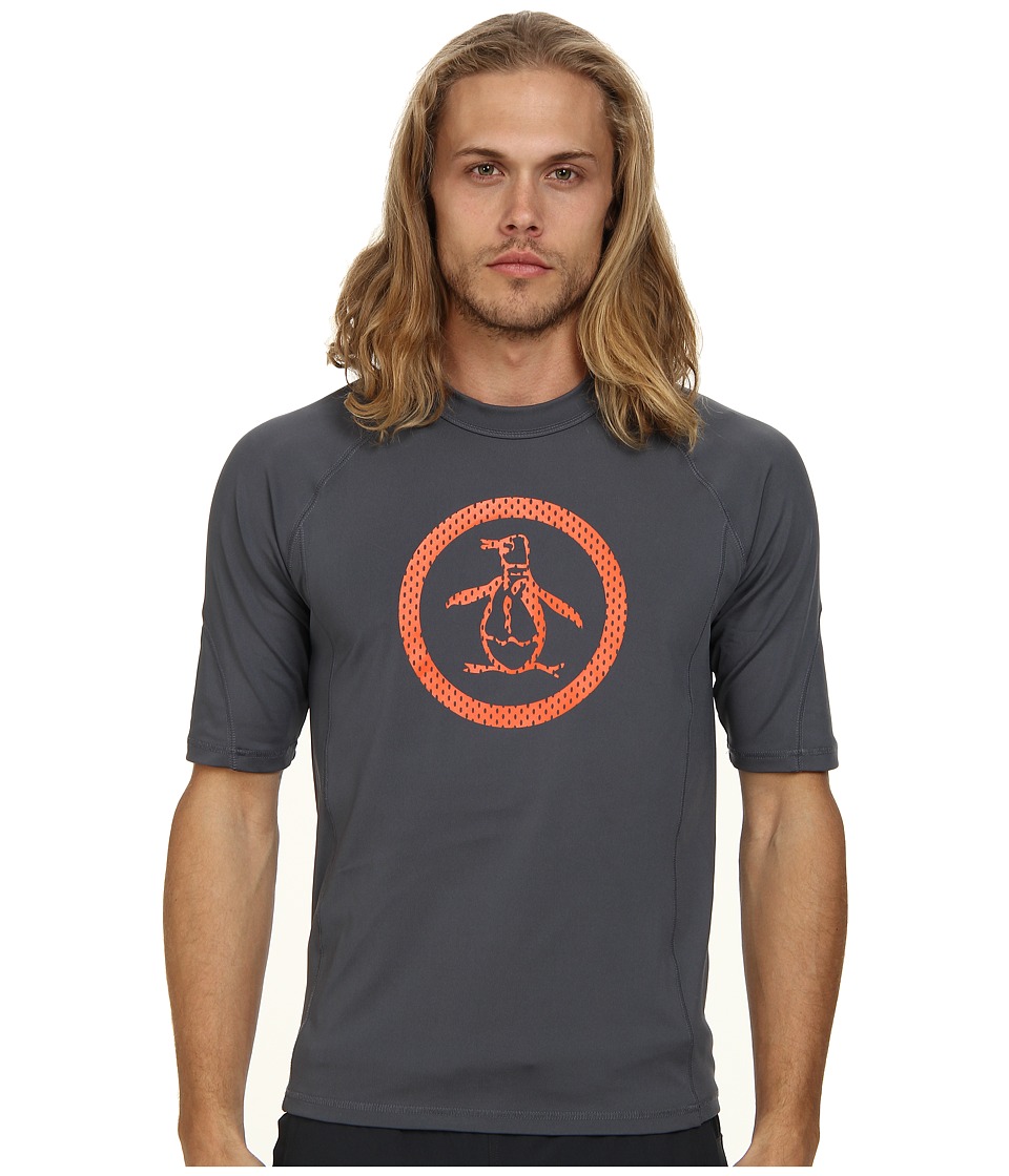 Original Penguin Mesh Printed Circle Rashguard (Turbulence) Men
