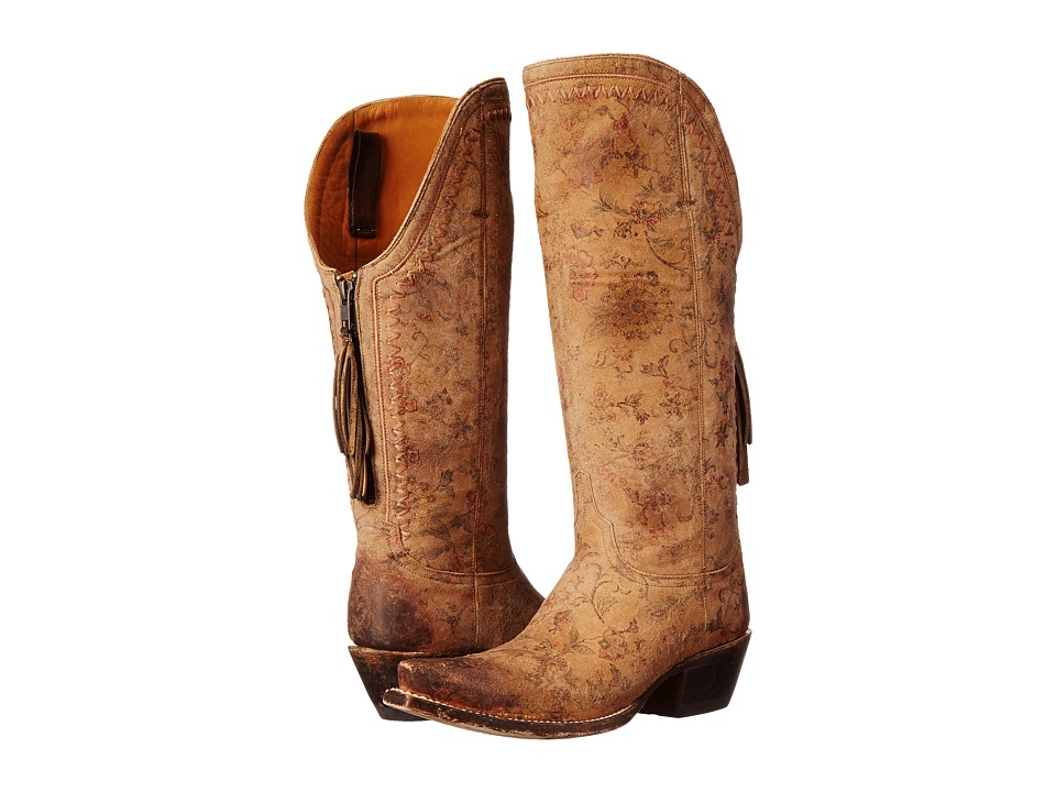 Lucchese floral boots 2025
