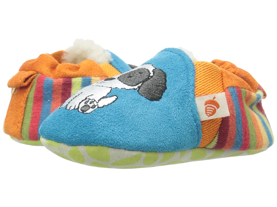 Women S Slippers On Acorn Kids Easy On Moc Tots Infant Teal Puppy Girls Shoes