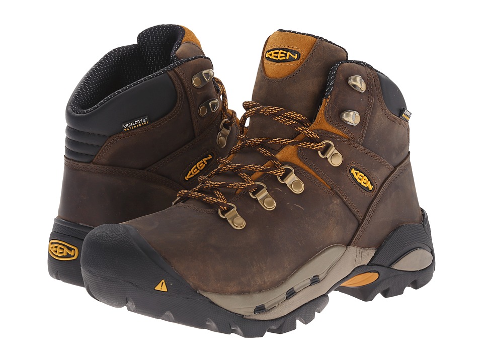 UPC 887194507665 product image for Keen Utility - Cleveland (Cascade Brown/Inca Gold) Men's Work Lace-up Boots | upcitemdb.com