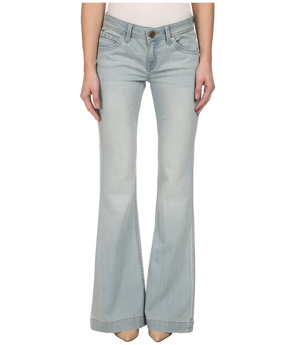 light blue flare jeans