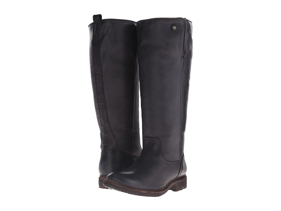 Frye Mara Button Tall (Black Soft Classic Leather) Cowboy Boots
