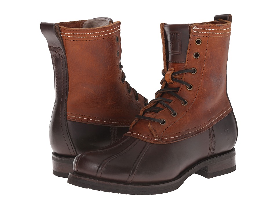 Frye Veronica Duck Boot (Espresso Multi Smooth Pull Up/Oiled Vintage) Women