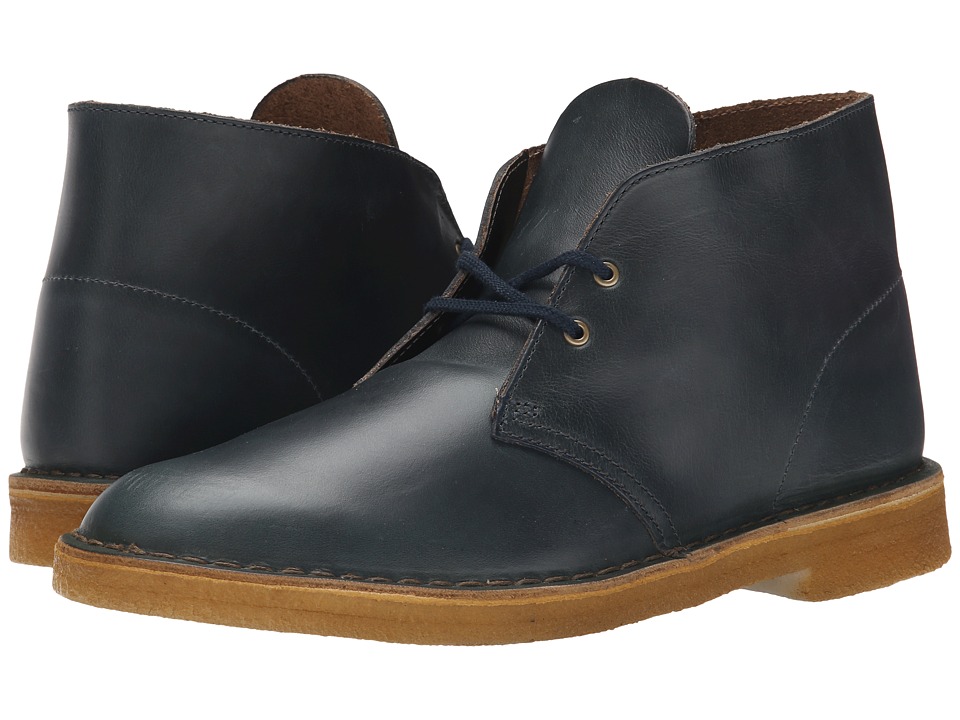 clarks desert boot midnight blue