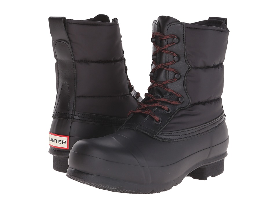 Hunter Quilted Short Lace Up (Black) Women