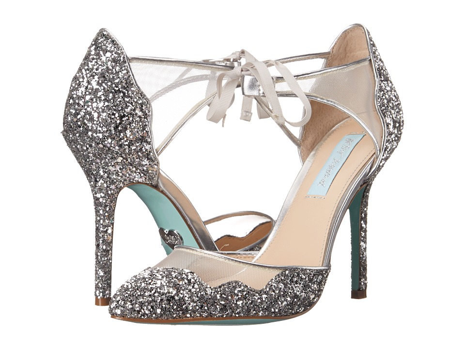 Blue by Betsey Johnson - Stela (Silver Glitter) High Heels