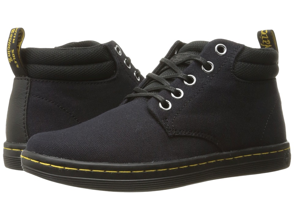 black canvas dr martens