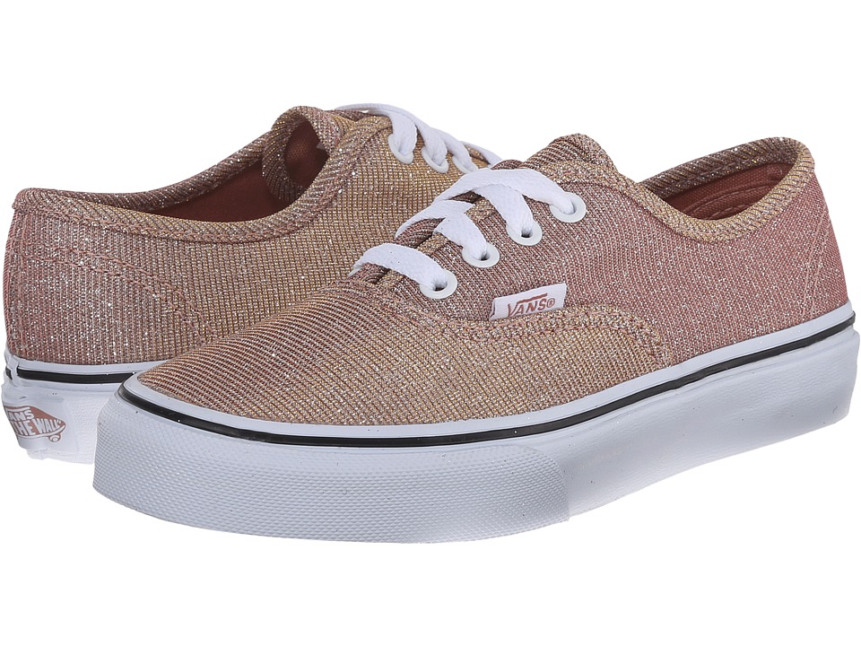 vans authentic glitter rose