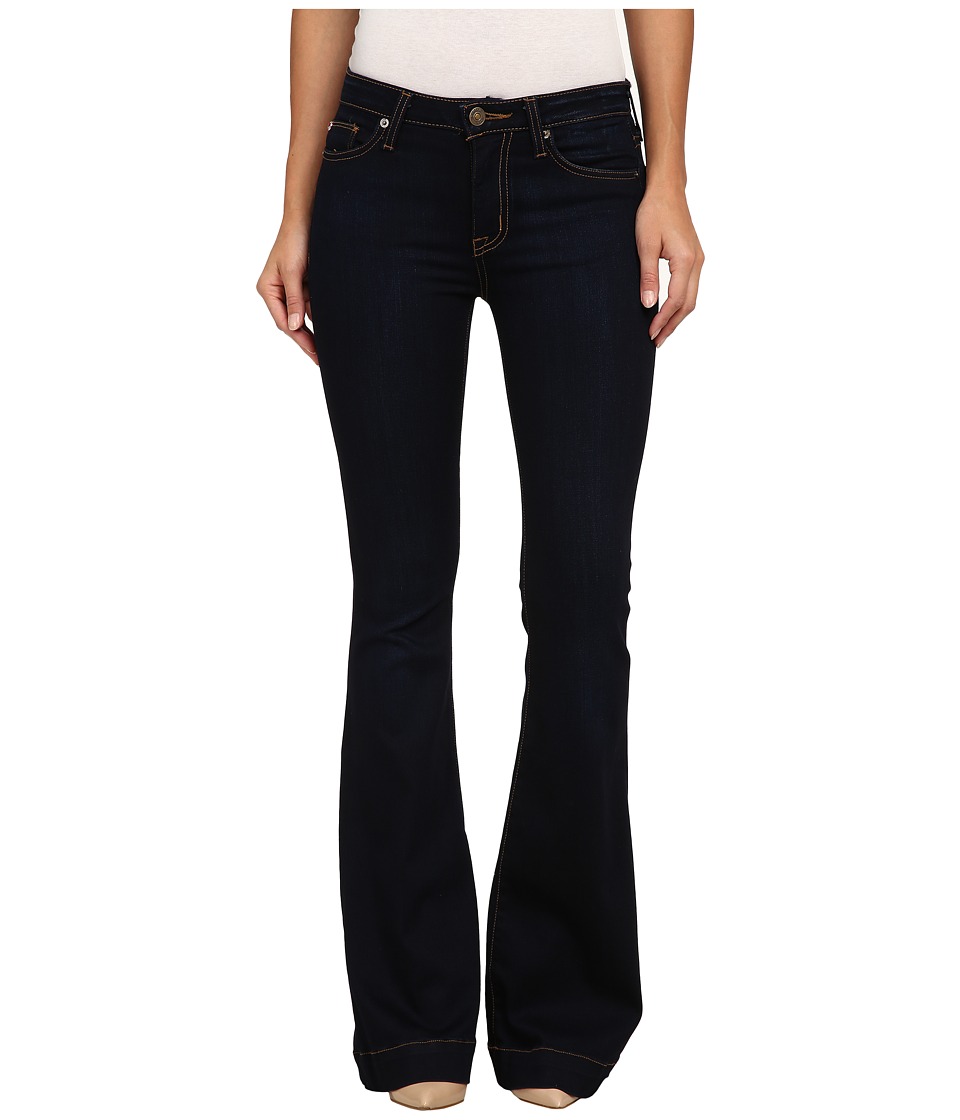 black flare leg jeans