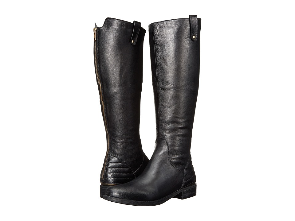 UPC 715924016081 product image for Steve Madden - Arriesw Wide Calf (Black Leather) Women's Zip Boots | upcitemdb.com