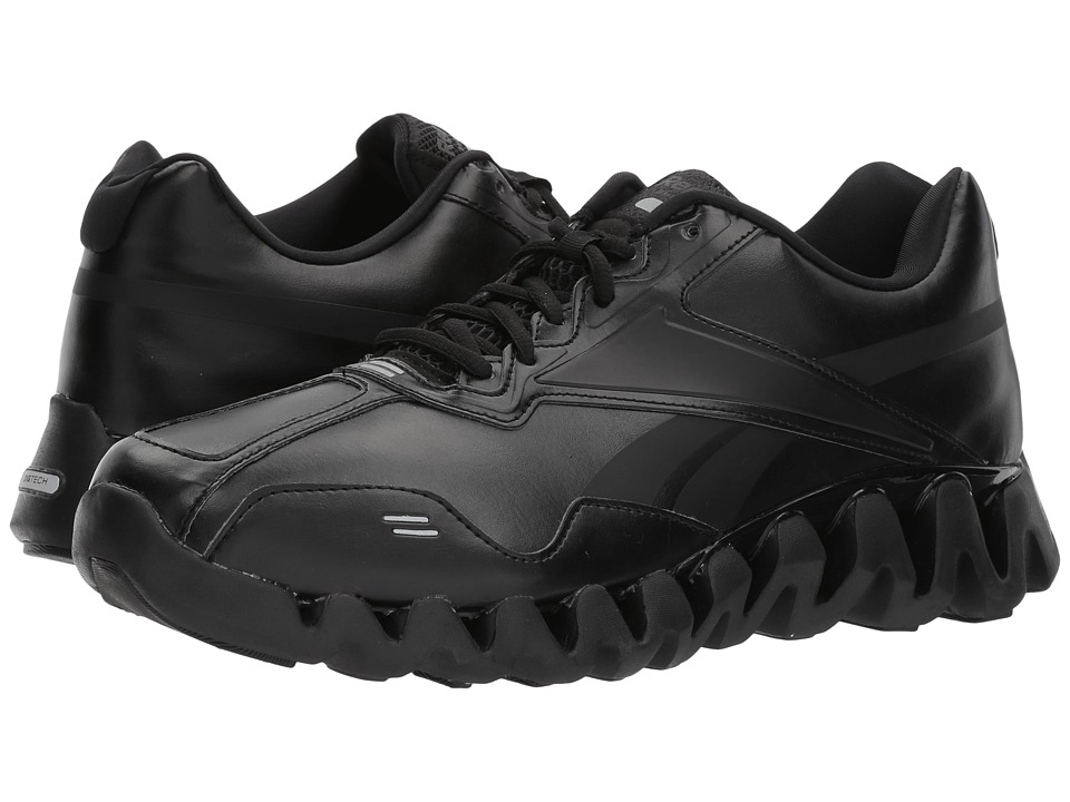 reebok zig energy referee shoes matte black leather