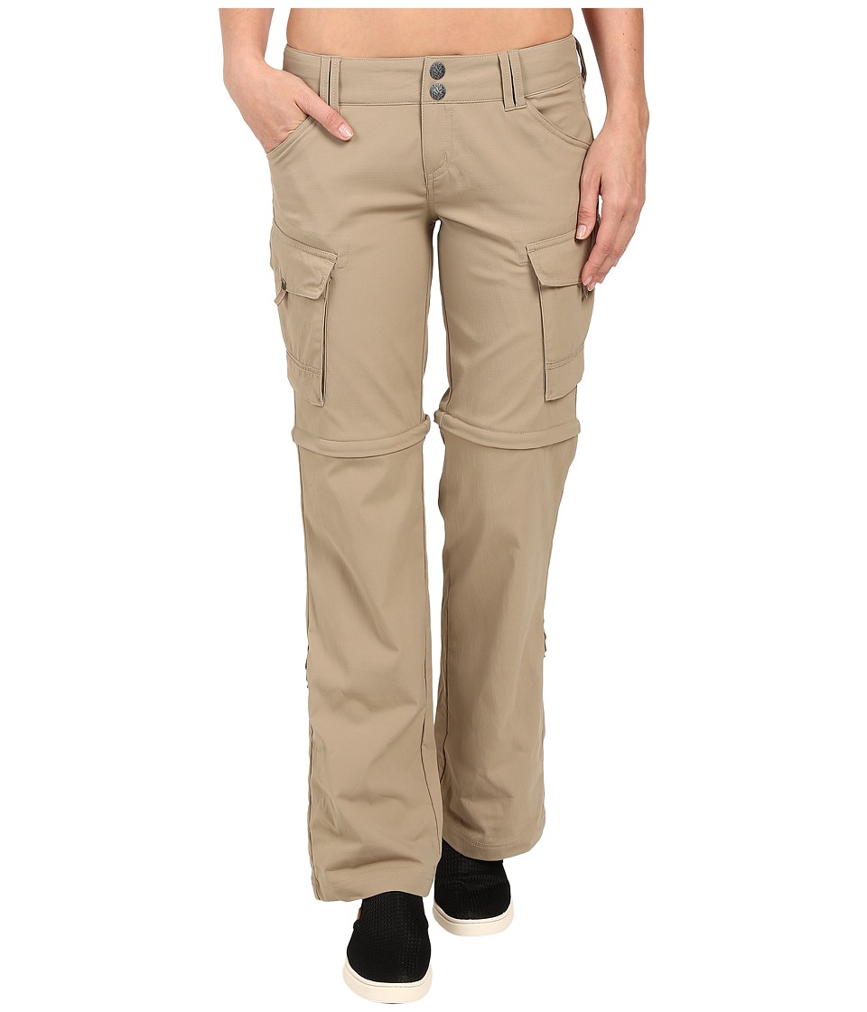 Prana - Sage Convertible Pants (Dark Khaki) Women