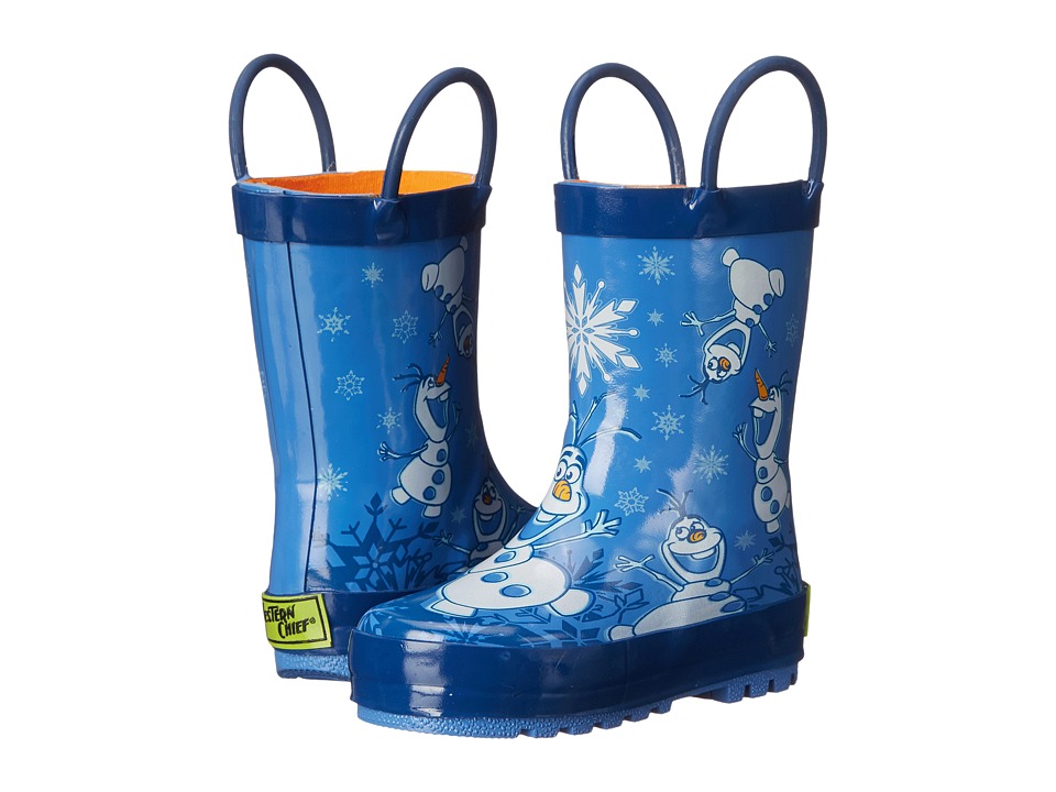 Western Chief Kids Frozen Olaf Warm Hugs (Toddler/Little Kid/Big Kid) (Blue) Girls Shoes
