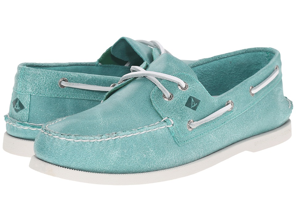 turquoise sperrys