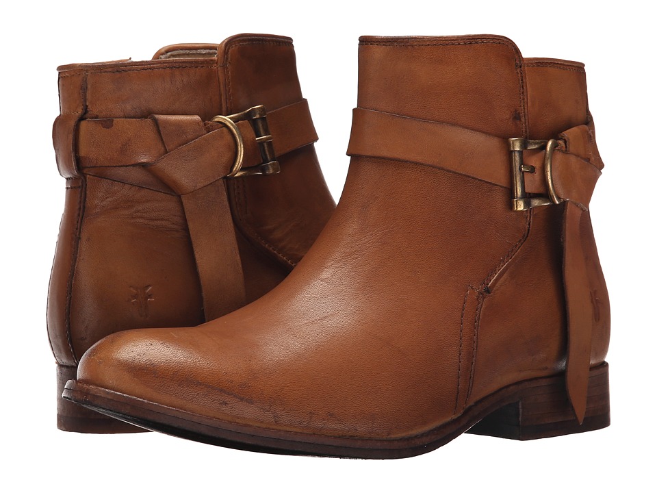 Frye Melissa Knotted Short (Tan Polished Stonewash) Women